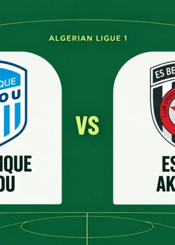 Olympique Akbou reçoit Ben Aknoun à 14h30 GMT, 2 points les séparent · SNA