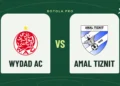 Wydad AC reçoit Amal Tiznit, UTS Rabat peut passer en tête · SNA