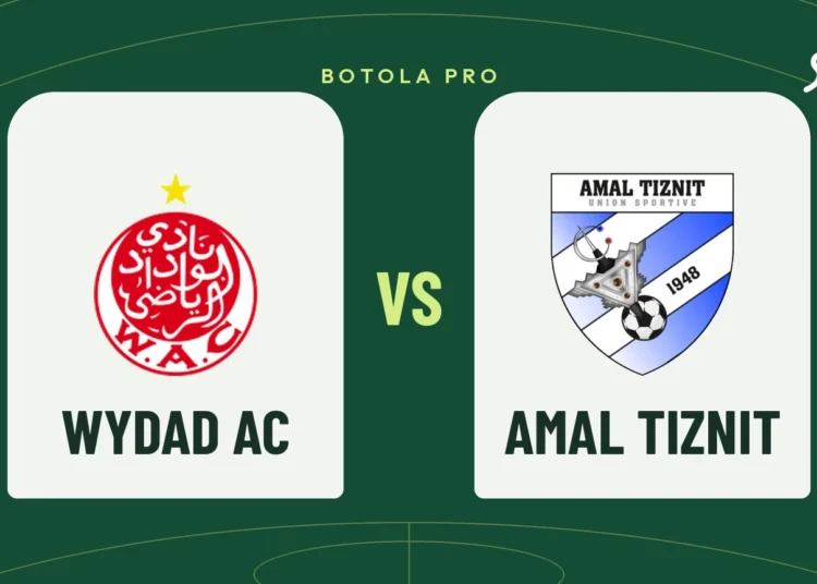 Wydad AC reçoit Amal Tiznit, UTS Rabat peut passer en tête · SNA
